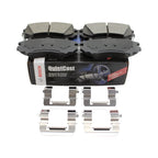 Set of 4 Bosch QuietCast Front Ceramic Brake Pads for LaCrosse ELR Impala Terrain (2014–2019)