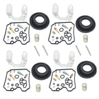 4X Carburetor Diaphragm Repair Kit for TDM850 (1991–1993), FZR1000 (1989–1995), XTZ750 (1989–1993)
