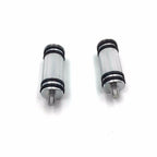 2X Chrome Narrow Band Shifter Peg for Harley Heritage Softail Classic (2000–2017)