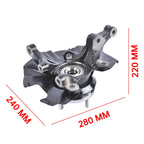 Front Left Steering Knuckle Assembly for Kia Rio, Rio5, Hyundai Accent