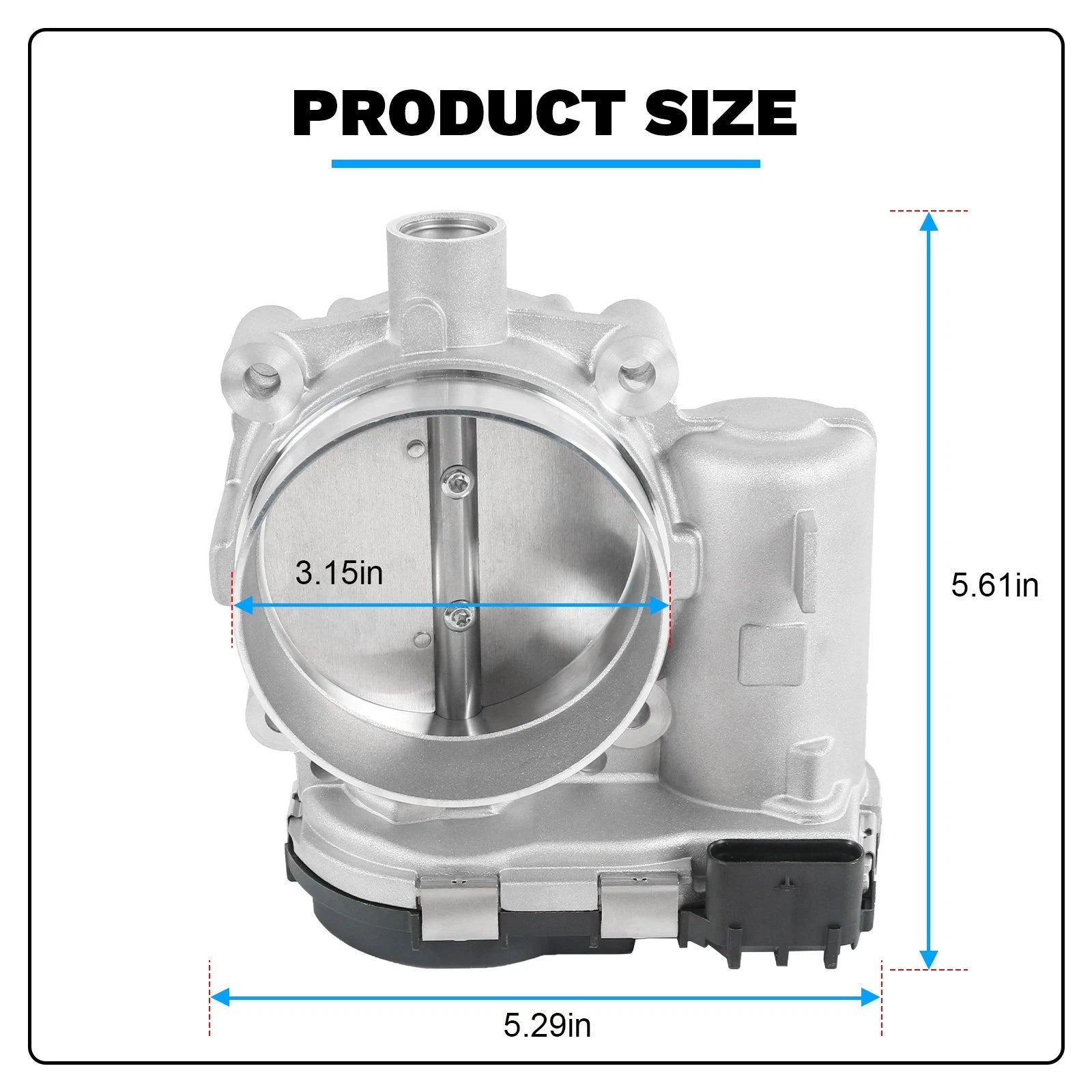 Throttle Body for Mercedes-Benz C300 E350 S450 GLE350 SLK350 S63 AMG (2013–2014)