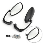 Pair of Round Rear View Mirrors for Universal Motorcycle (8mm 10mm)