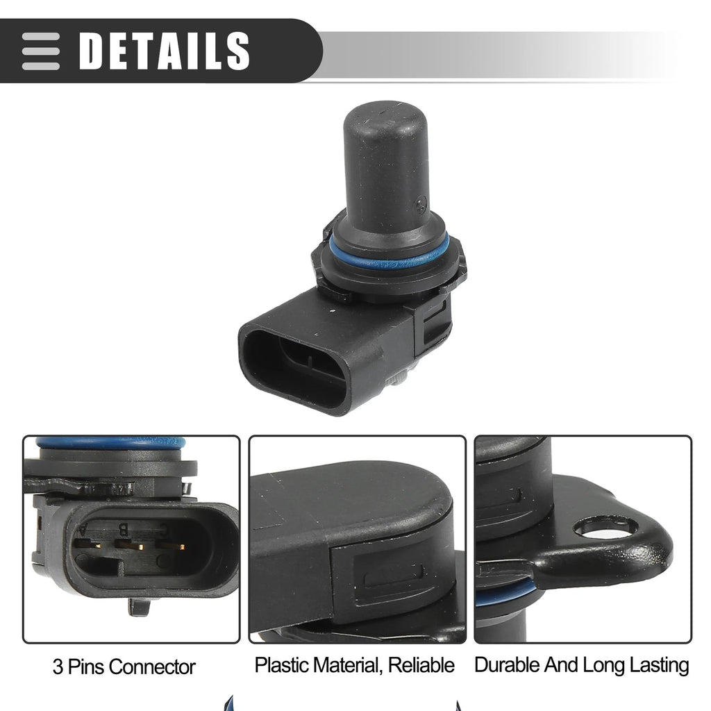 Set of 1 Crankshaft Position Sensor for Kia (No. 39350-3E110)