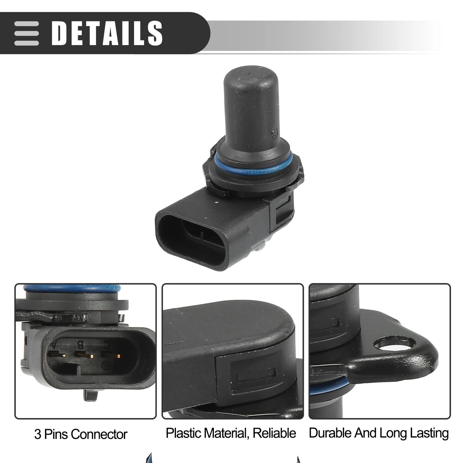 Set of 1 Crankshaft Position Sensor for Kia (No. 39350-3E110)