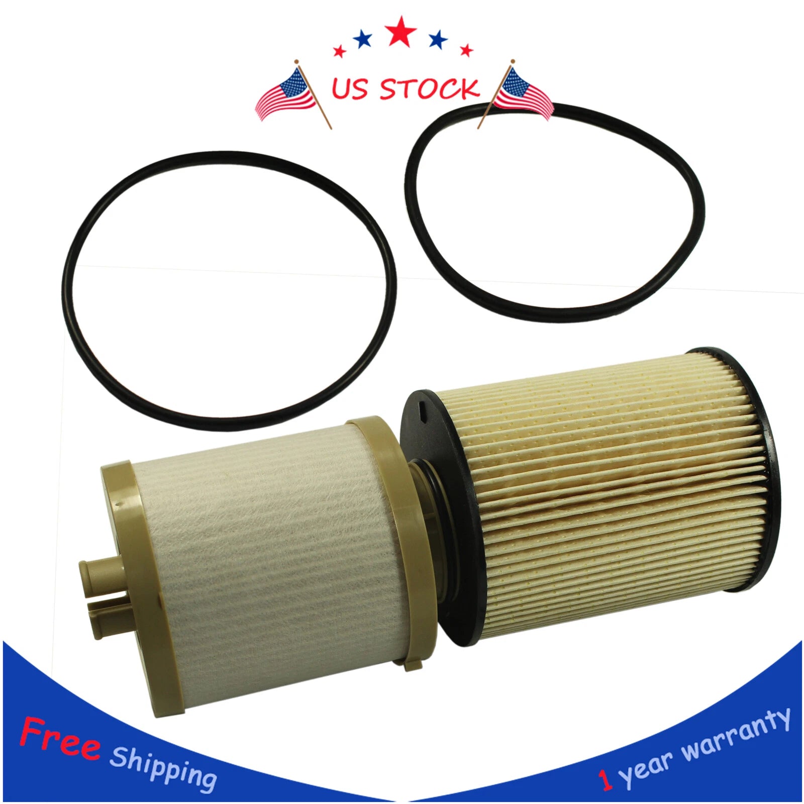 Diesel Fuel Filter Kit for Ford F-250 F-350 F-450 Super Duty (2008–2010)