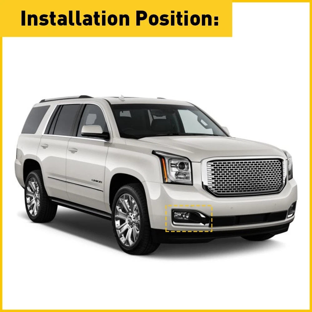 Fog Light Cover Trim Right Passenger for GMC Yukon (2015–2020)