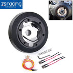 6 Bolt Steering Wheel Short Hub Adapter 193H for Ford Mustang (2005–2023) & Mazda 3 (2003–Present)