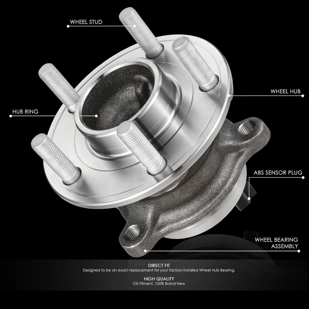 Wheel Bearing & Hub with ABS Sensor for Ford Focus (2012–2017)