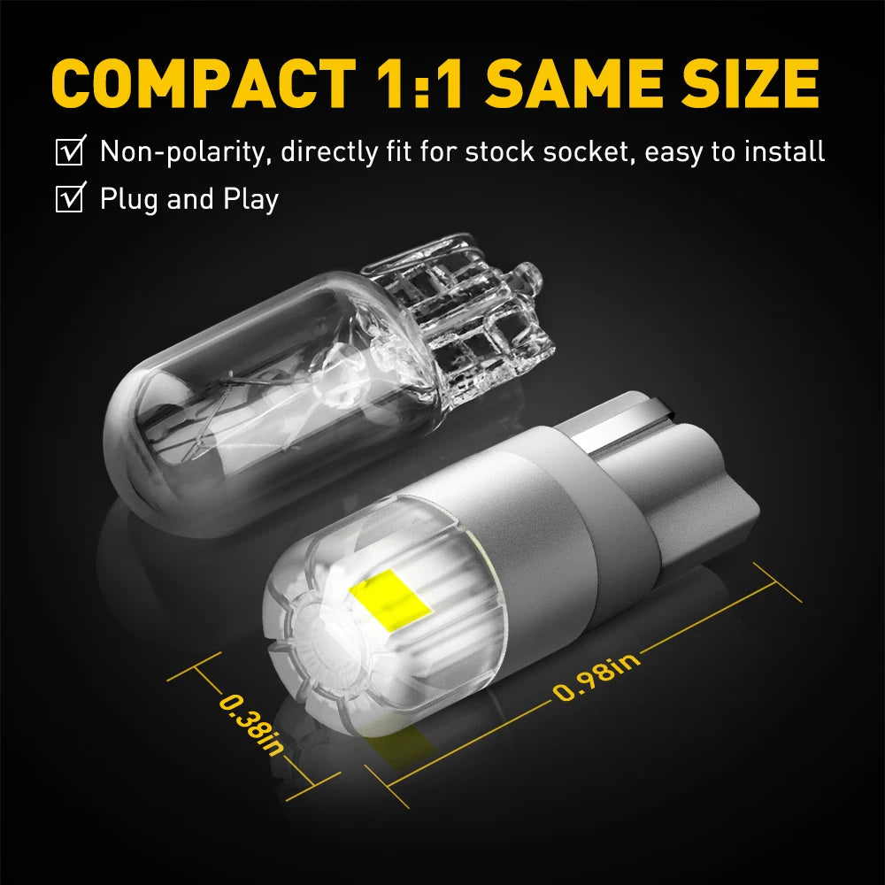 Set of 2 LED License Plate Lights for Make Model (YYYY–YYYY)