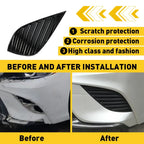 Front Bumper Fog Light Cover for Toyota Camry (2018–2020) Left Side Black