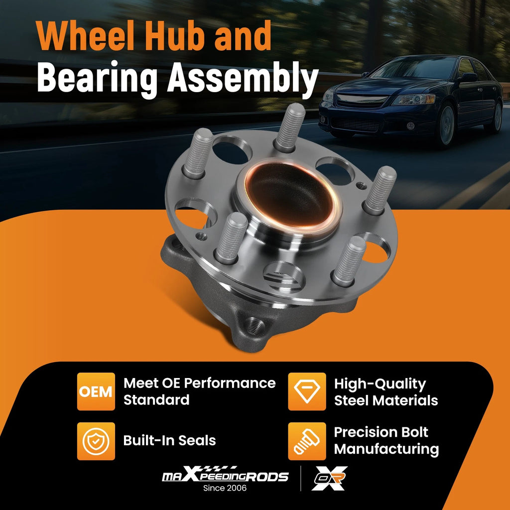 Rear Wheel Hub Bearing Assembly for Honda Accord TSX (2008–2014) 512353 ABS