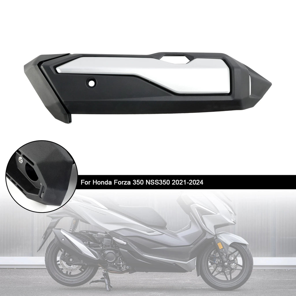 Exhaust Pipe Heat Shield Cover for Honda Forza 350 NSS350 (2021–2024) Silver