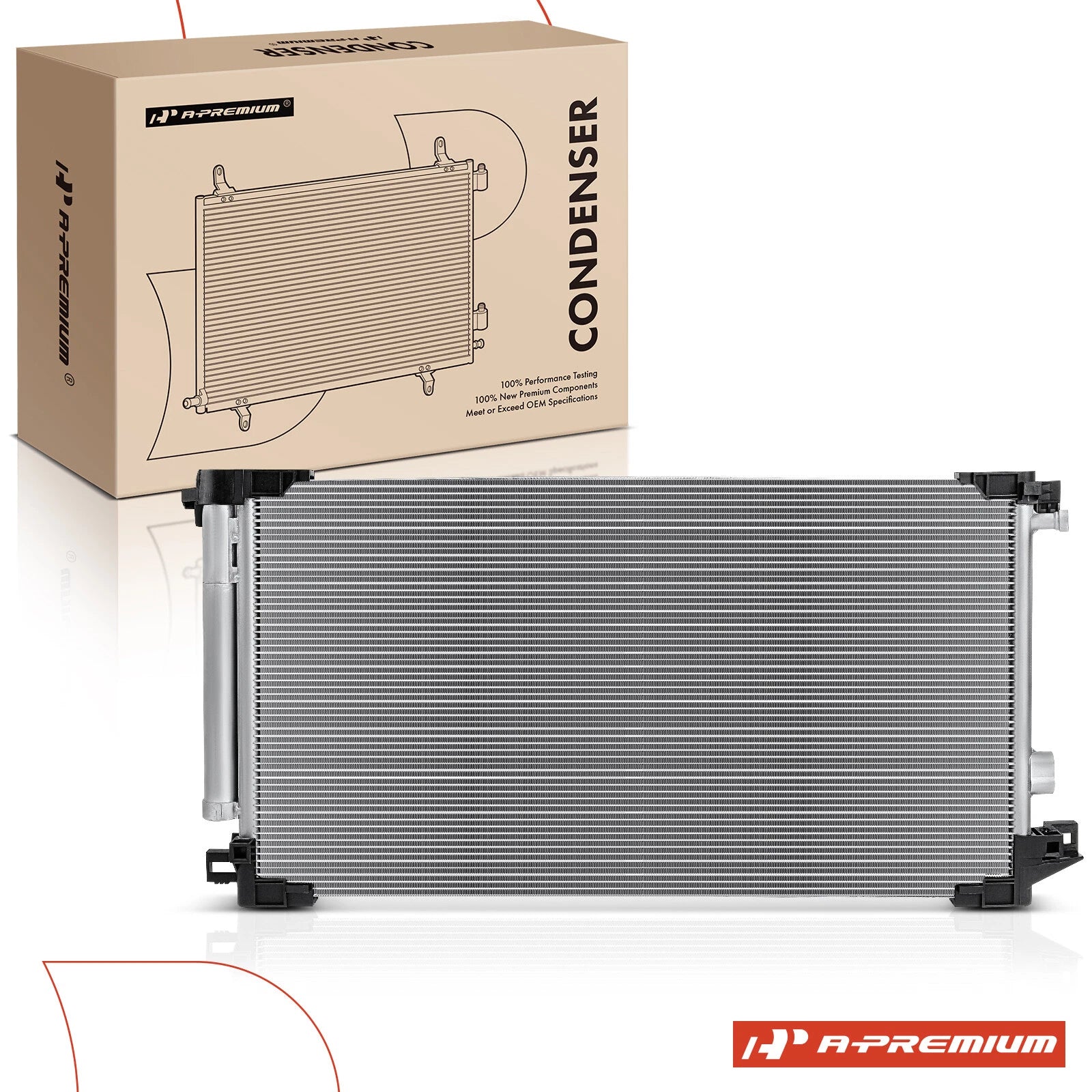 A/C Condenser with Bracket and Receiver Drier for Toyota Corolla (2020-2022)