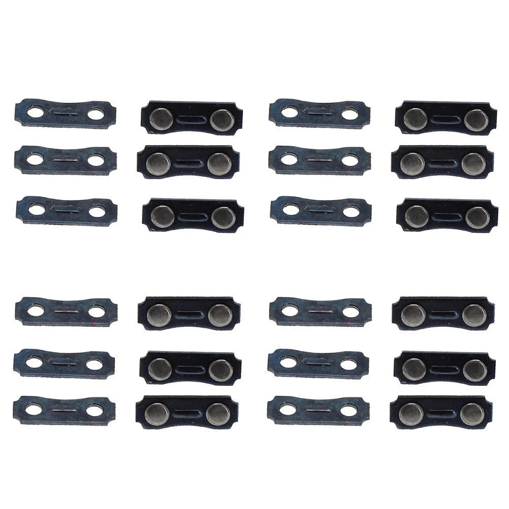 Set of 12 Chainsaw Chain Links Repair Parts 3/8 LP Pitch 0.043-0.050 Gauge