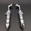 Chrome 1" LA PMK FootPeg for Honda GoldWing VTX1300 Shadow Valkyrie (2001–2010)