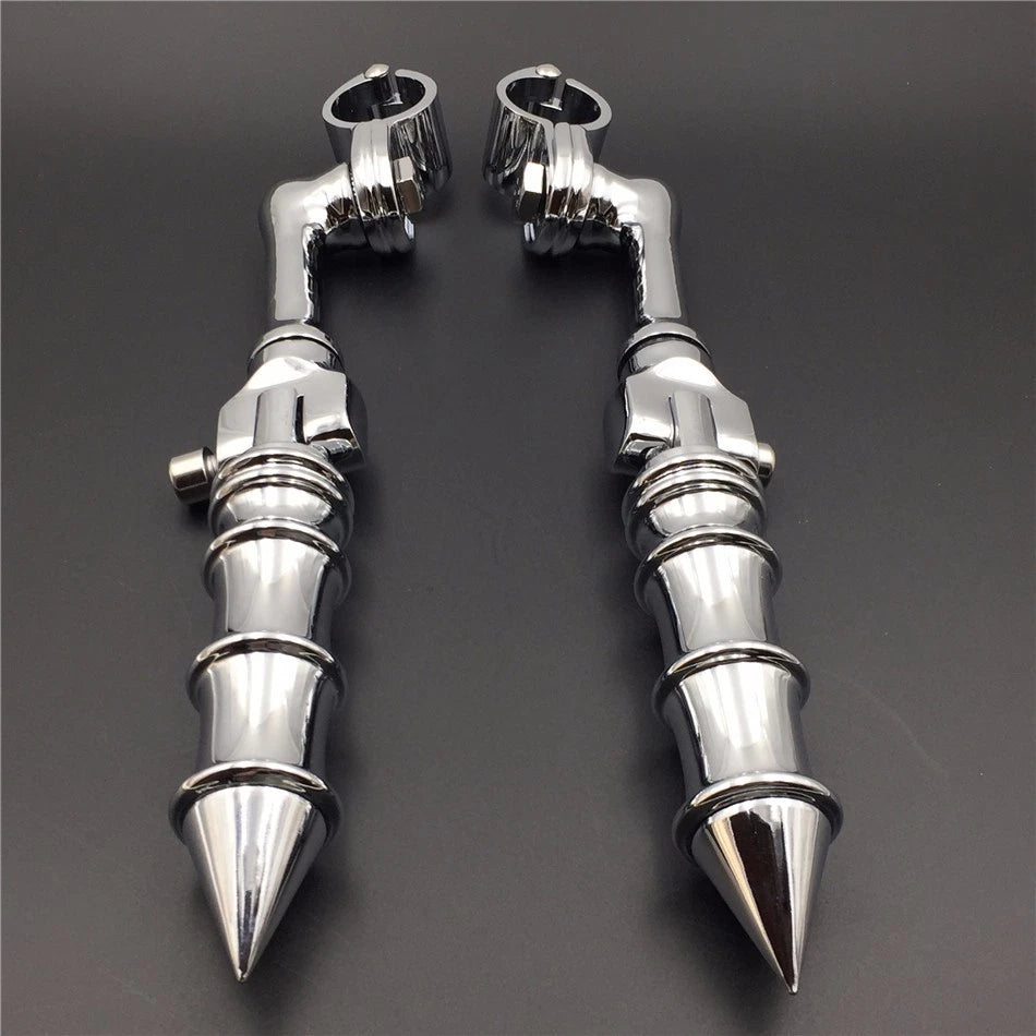 Chrome 1" LA PMK FootPeg for Honda GoldWing VTX1300 Shadow Valkyrie (2001–2010)