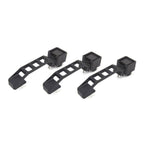 3X Black Exterior Outer Door Handles for Jeep Wrangler JK JKU (2007–2017)