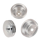 Long Water Pump Pulley for SBC Small Block Chevy 283-350 (1968–1986) 2 Groove