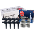 Set of 8 Ignition Coils & 16 Iridium IX Spark Plugs for Chrysler Dodge