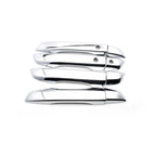 Chrome Door Handle Smart Keyhole Strip Overlay Moulding for Honda Civic (2016-2021)