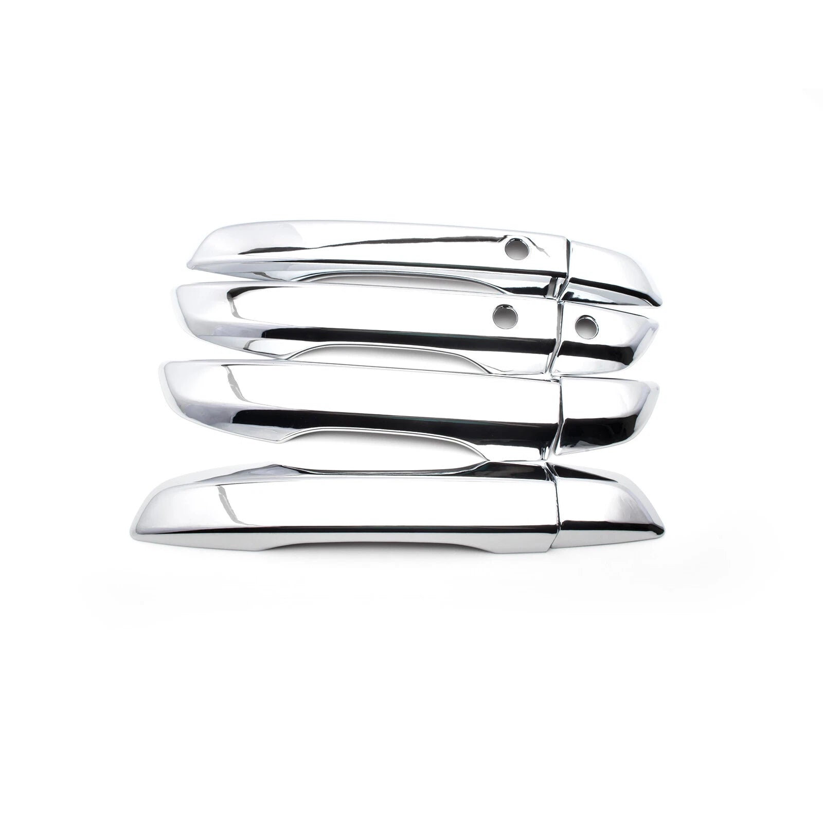 Chrome Door Handle Smart Keyhole Strip Overlay Moulding for Honda Civic (2016-2021)