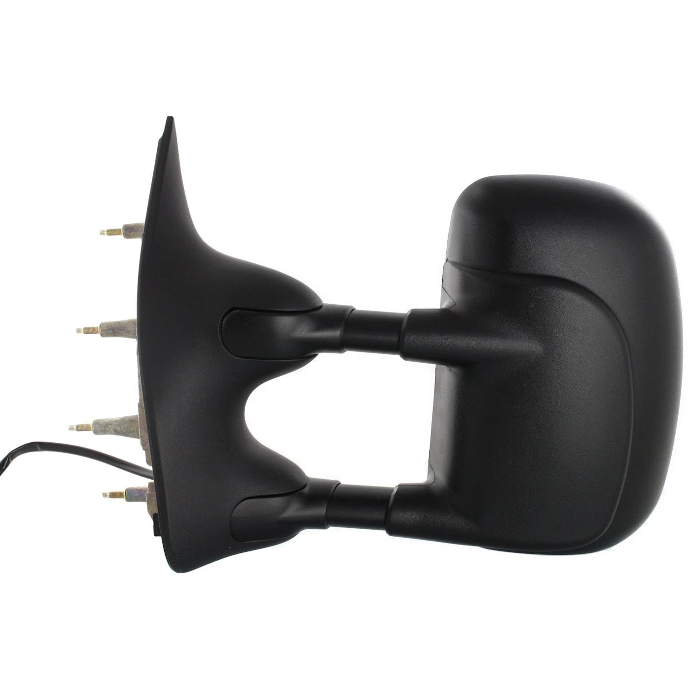 Towing Mirror Set for Ford E-350 Super Duty (2002–2008) Power Textured Black