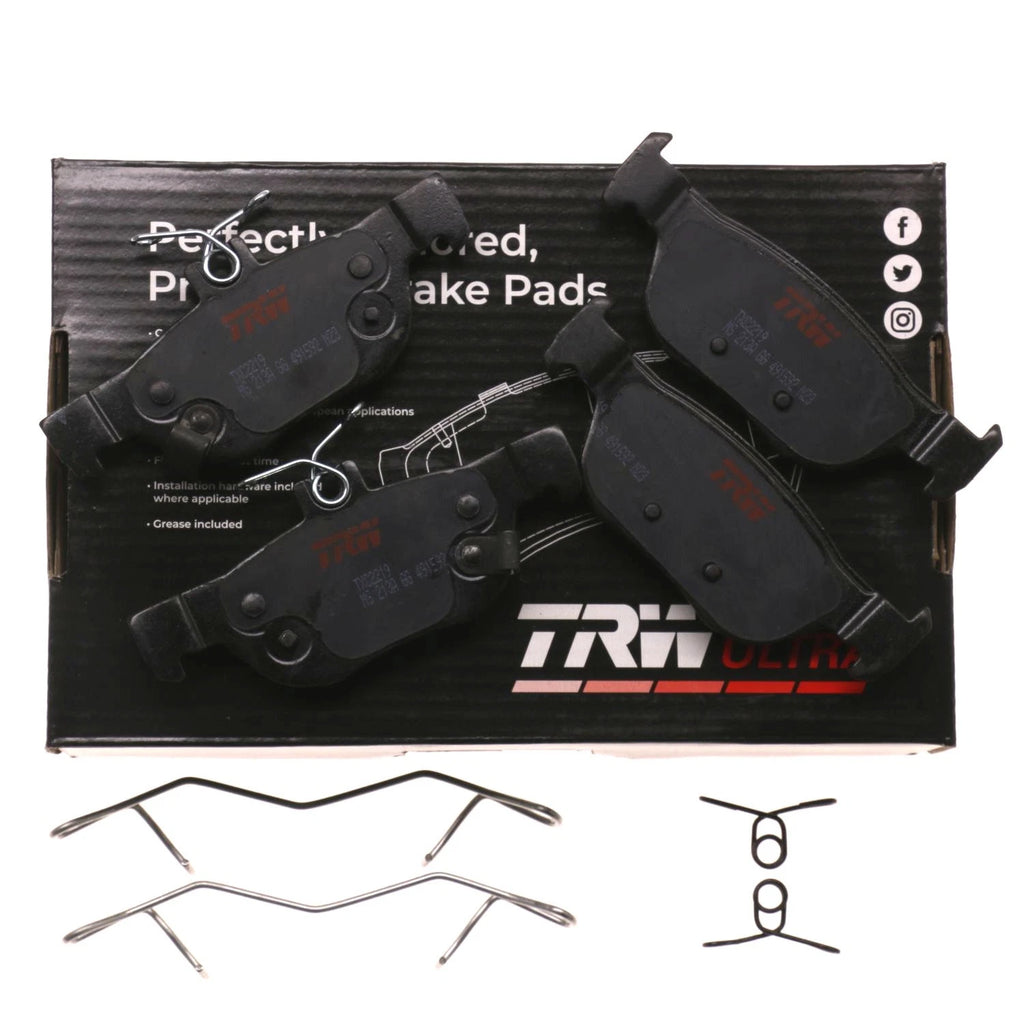 Set of 4 Disc Brake Pads for Mazda 3 (2019-2021)