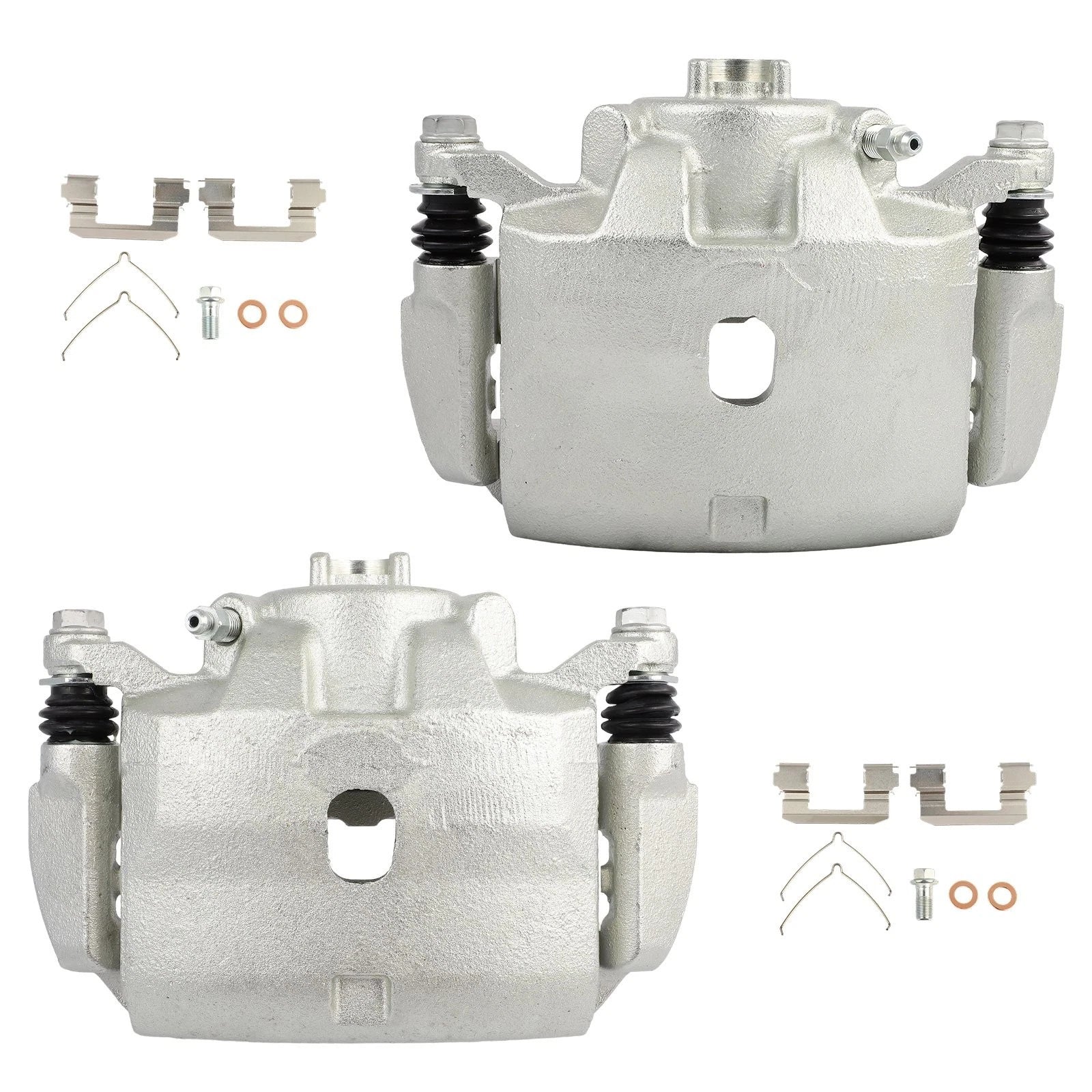 Set of 2 Front Brake Calipers with Bracket for Honda CR-V (2012–2016)