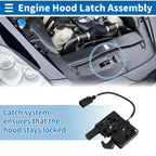Hood Latch Assembly for Audi A6 (2020–2024) No. 2GD823509 1 Pcs