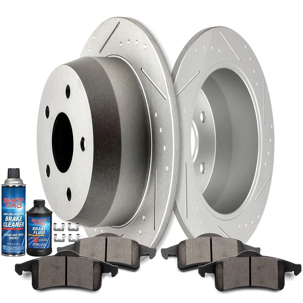 Rear Brake Pads and Rotors for Jeep Grand Cherokee Laredo (1999–2004)