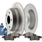 Rear Brake Pads and Rotors for Jeep Grand Cherokee Laredo (1999–2004)