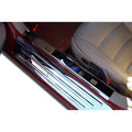 2pc Polished Stainless Steel Inner Door Sill Trim Kit for 2005-13 Chevy Corvette