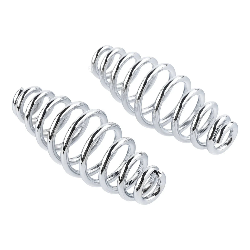 5" Chrome Barrel Solo Seat Springs for Harley Softail Bobber Chopper