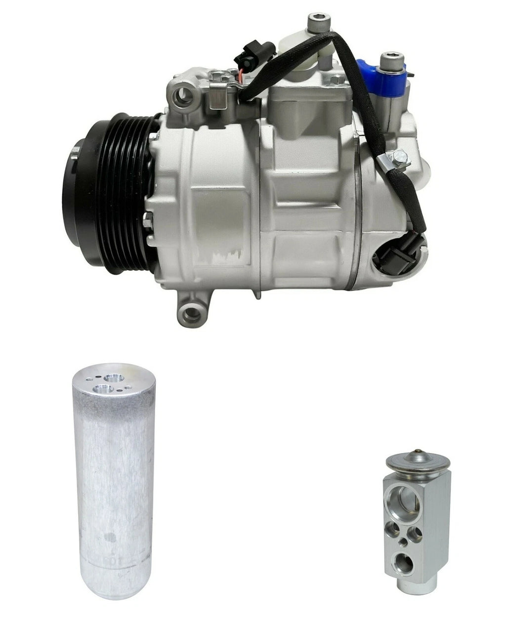 AC Compressor Kit Replacement for Mercedes S55 AMG 2003–2004 5.4L 5.5L