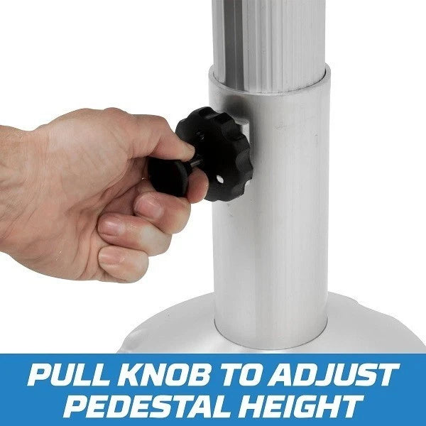 Pedestal Seat Slide & Swivel for Wise 12"-18" (8WP21-374)