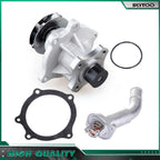 Water Pump Thermostat for Chevy Trailblazer Envoy XL XUV Saab 9-7x Isuzu 4.2L (2002–2009)