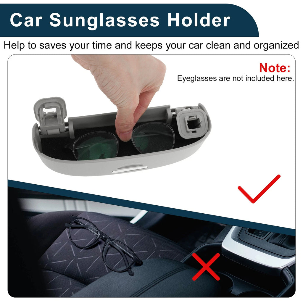 Sunglasses Case for Toyota RAV4 (2019–2023) Eyeglasses Holder Storage Box