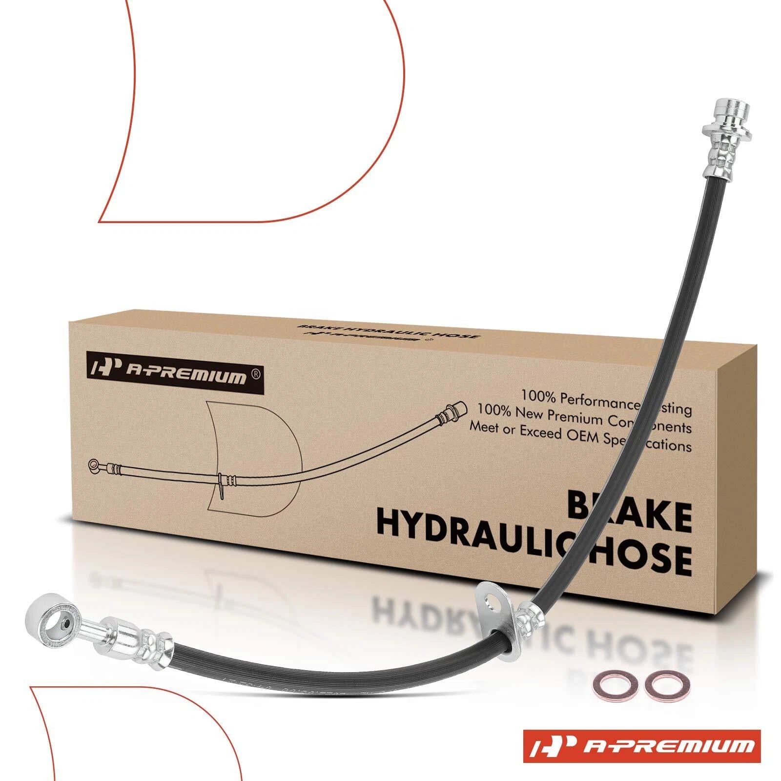 Front Brake Hydraulic Hose for Honda Pilot (2009–2015) Acura MDX (2007–2013)