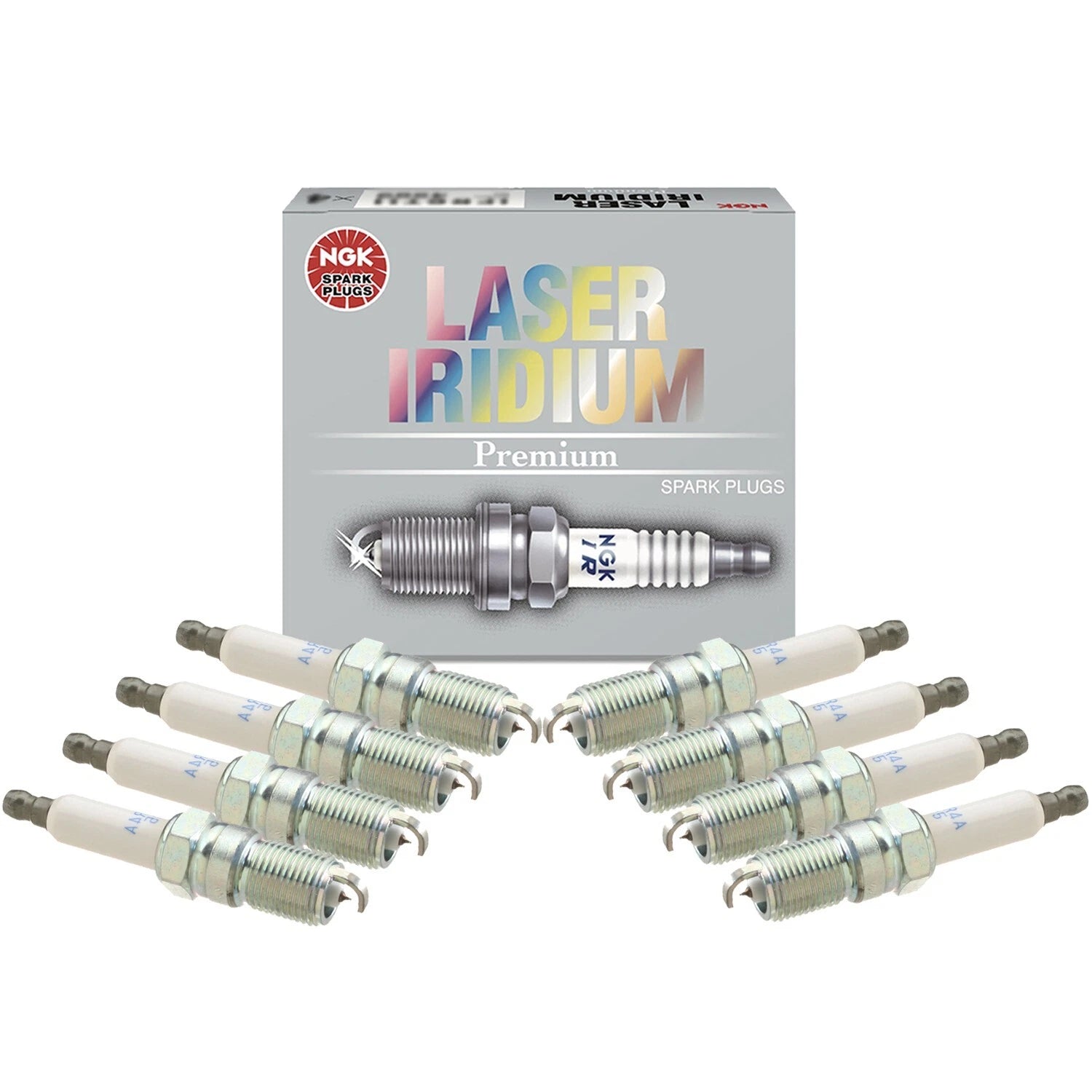 Set of 8 NGK Laser Iridium Spark Plugs for Cadillac Chevrolet GMC V8