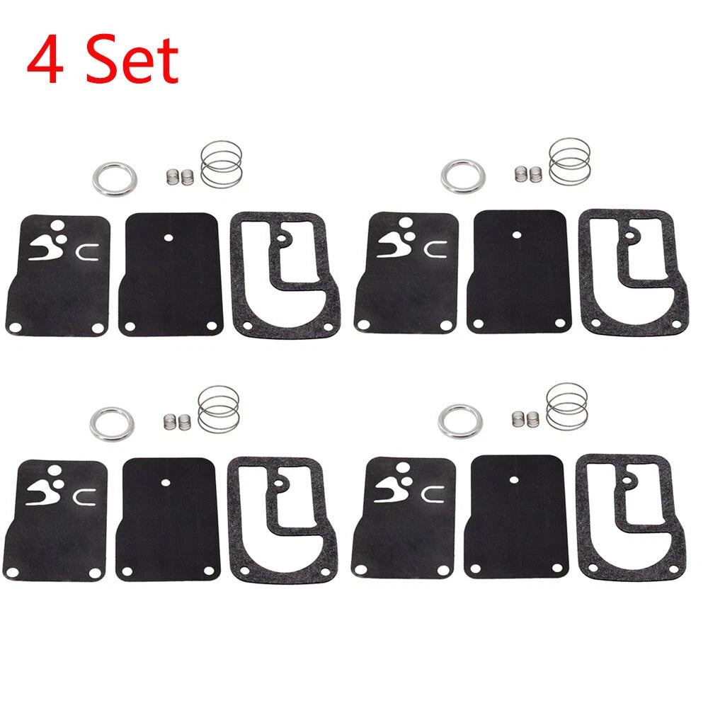 Set of 4 Fuel Pump Diaphragm Kit for Briggs & Stratton 393397 (16-18 HP)