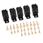 5pcs 12V/24V 60AMP 5-Pin Relay Socket