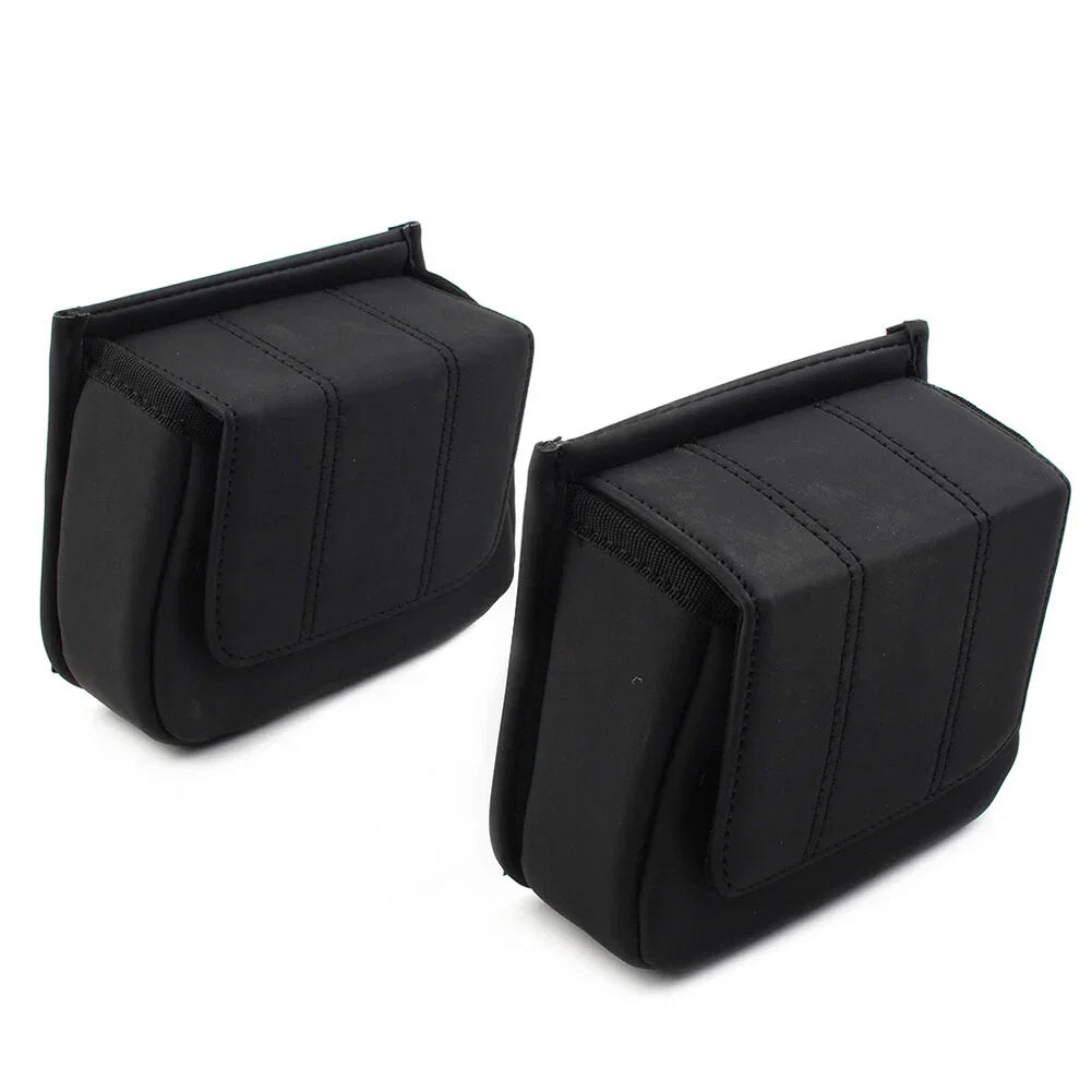 Black Fairing Lower Door Pocket Bags for Harley Touring (1996-2013)