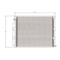 Replacement A/C Condenser w/Dual A/C (See compatibility Chart)