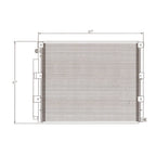 Replacement A/C Condenser w/Dual A/C (See compatibility Chart)