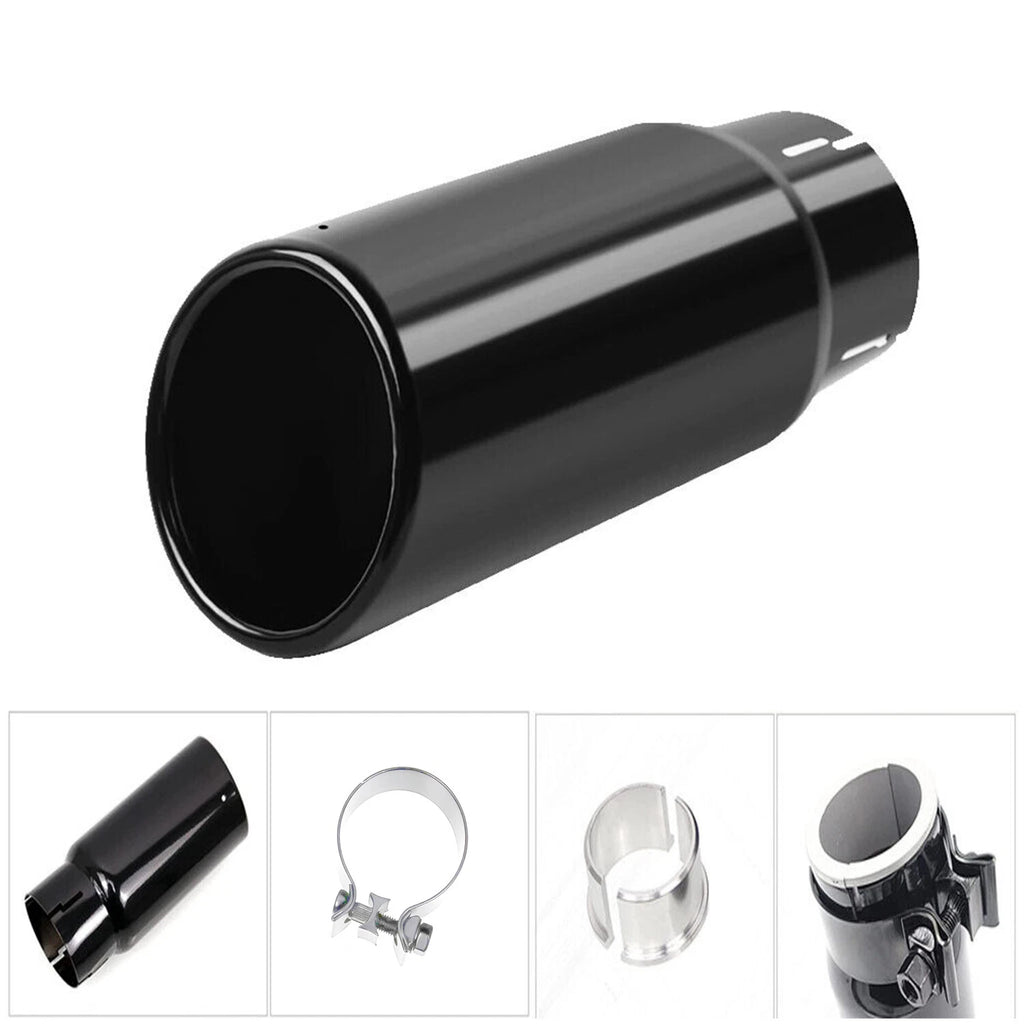 6.9" Short Black Exhaust Tip PT932-35180-02 for Toyota Tacoma (2005–2023)
