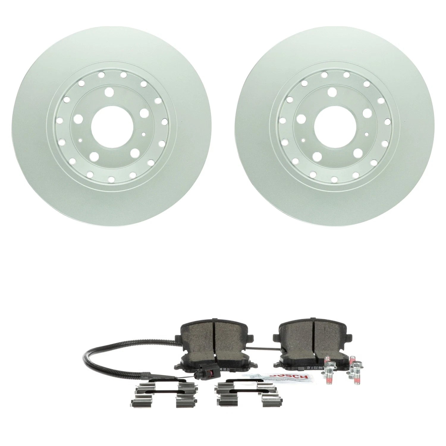 Bosch Quietcast Brake Pad & Rotor Kit for Audi A8 Quattro (2004–2010)