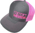 Dmax Duramax Richardson 112 Hat for Truck (Charcoal Gray/Pink)