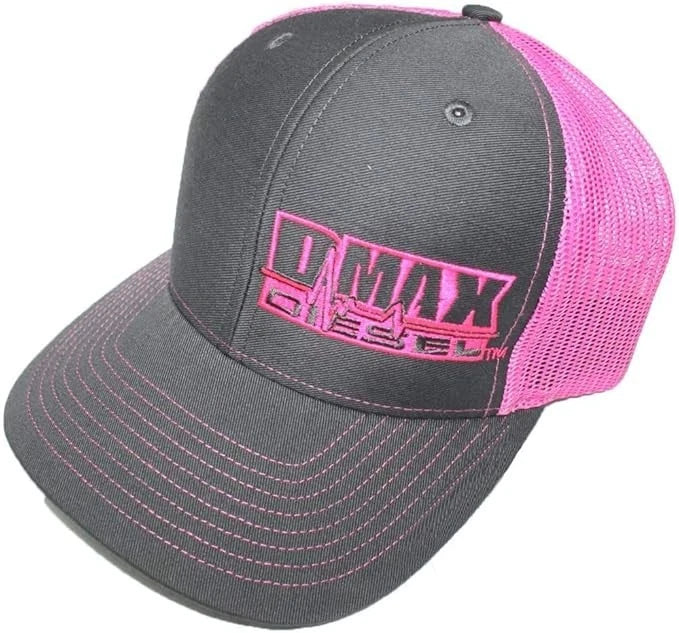 Dmax Duramax Richardson 112 Hat for Truck (Charcoal Gray/Pink)