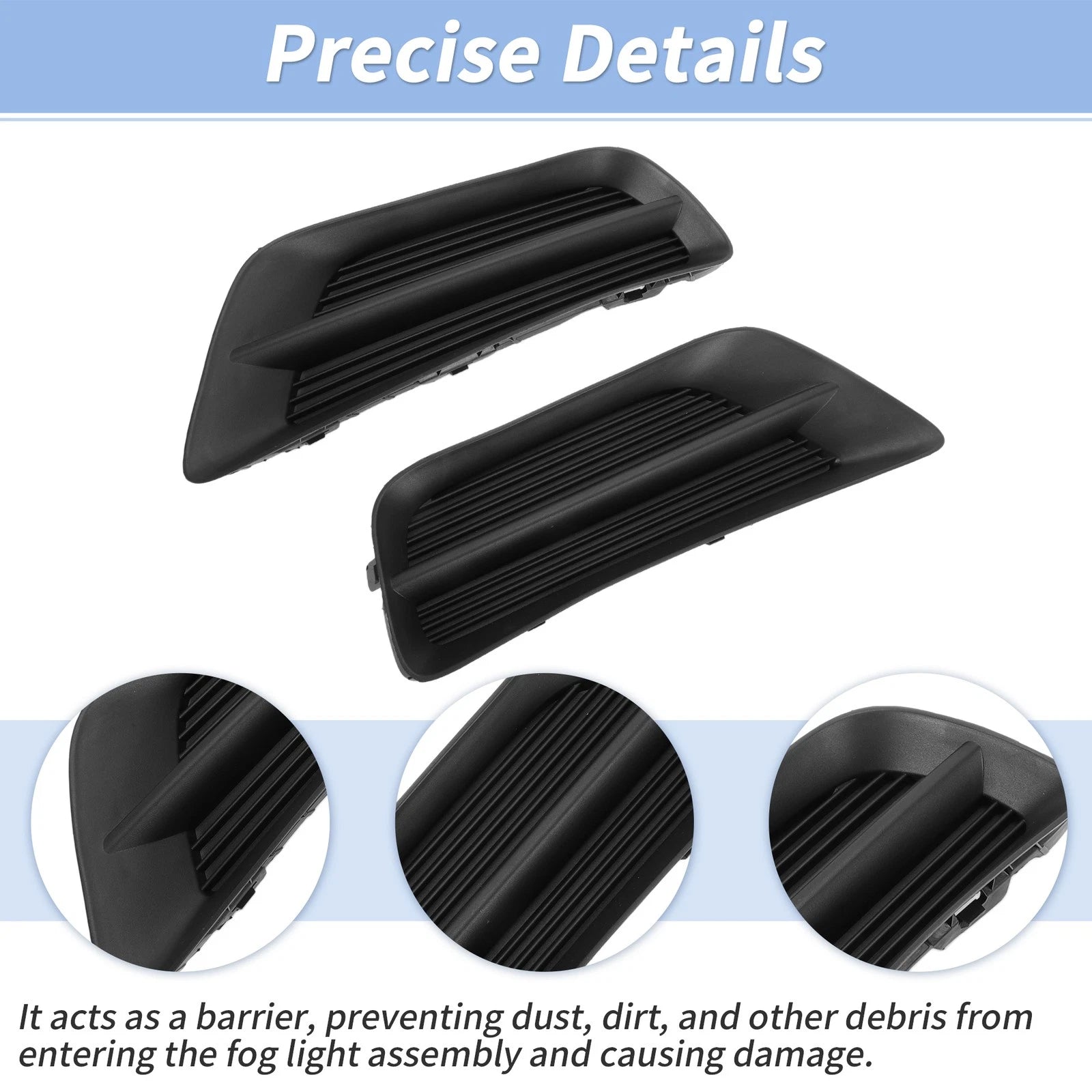 Front Bumper Fog Light Lamp Cover for Honda Accord (2013–2015) 71112T2AA00/71102T2AA00