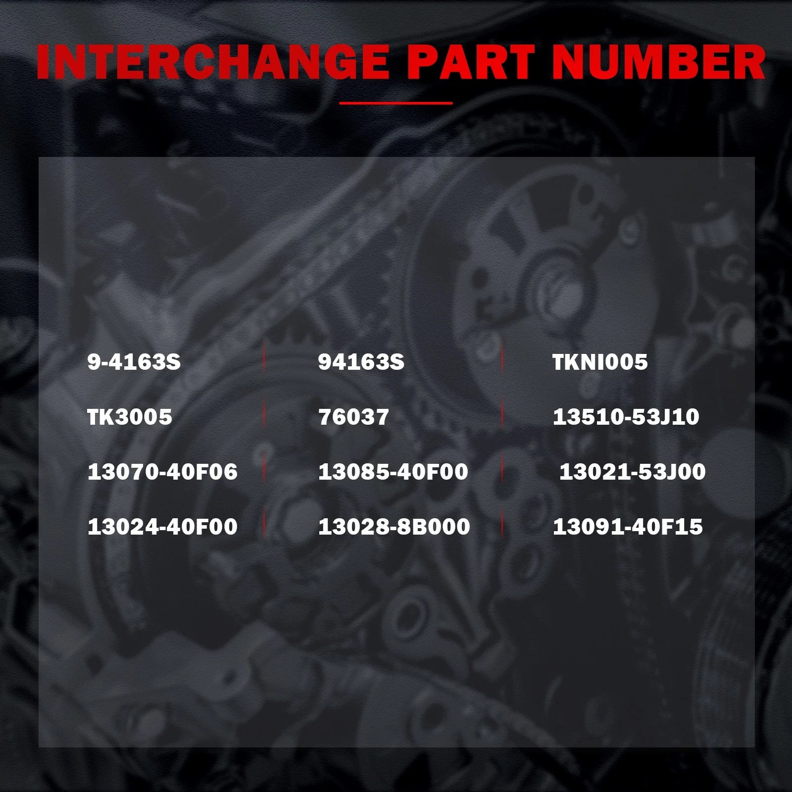 Timing Chain Kit for Nissan Pickup D21 (1990–1997)